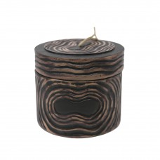 Bloomsbury Market Circle Resin Covered Decorative Box BBMT4269